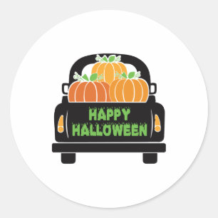 Happy Halloween day 2021 custume Classic Round Sticker