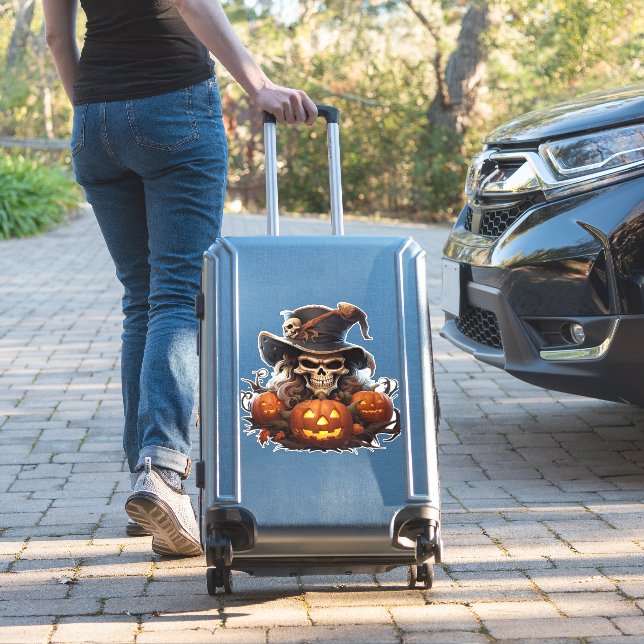 Happy Halloween Day - Funny Halloween Classic T-Sh (Suitcase Insitu)