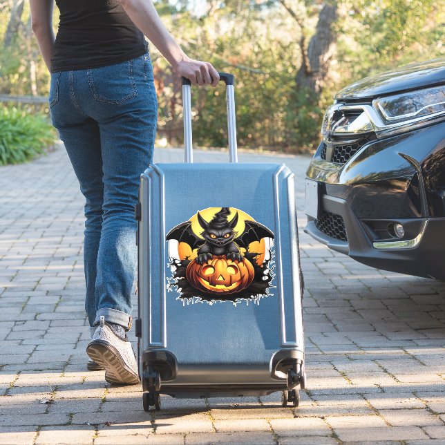 Happy Halloween Day - Funny Halloween Classic T-Sh (Suitcase Insitu)