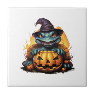 Happy Halloween Day - Funny Halloween Classic T-Sh Ceramic Tile