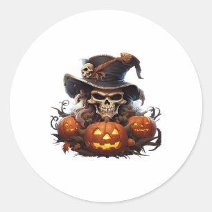 Happy Halloween Day - Funny Halloween Classic T-Sh Classic Round Sticker