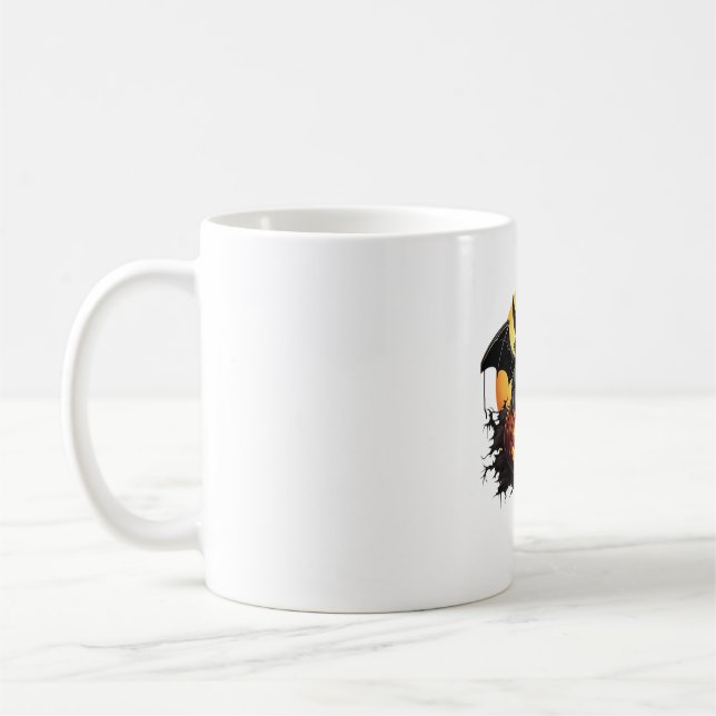 Happy Halloween Day - Funny Halloween Classic T-Sh Coffee Mug (Left)
