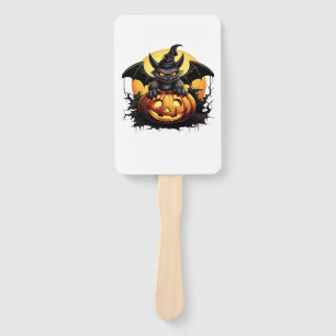 Happy Halloween Day - Funny Halloween Classic T-Sh Hand Fan