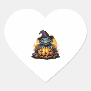 Happy Halloween Day - Funny Halloween Classic T-Sh Heart Sticker
