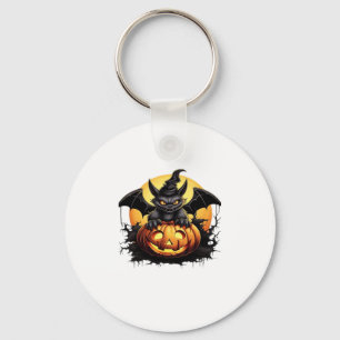 Happy Halloween Day - Funny Halloween Classic T-Sh Key Ring