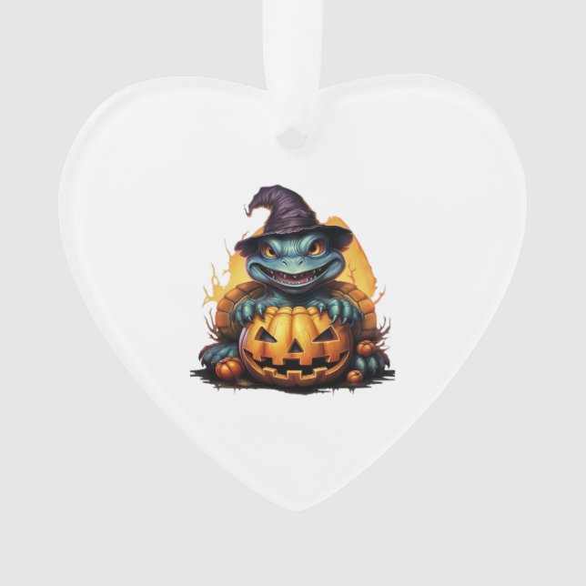 Happy Halloween Day - Funny Halloween Classic T-Sh Ornament (Front)