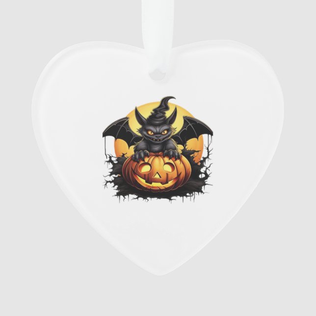 Happy Halloween Day - Funny Halloween Classic T-Sh Ornament (Front)