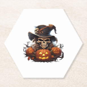 Happy Halloween Day - Funny Halloween Classic T-Sh Paper Coaster