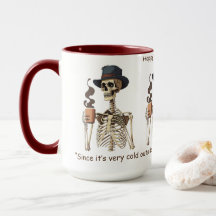 Happy Halloween Day with hot coffee.