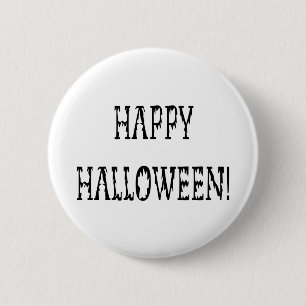 Happy Halloween Deadworld Text 6 Cm Round Badge