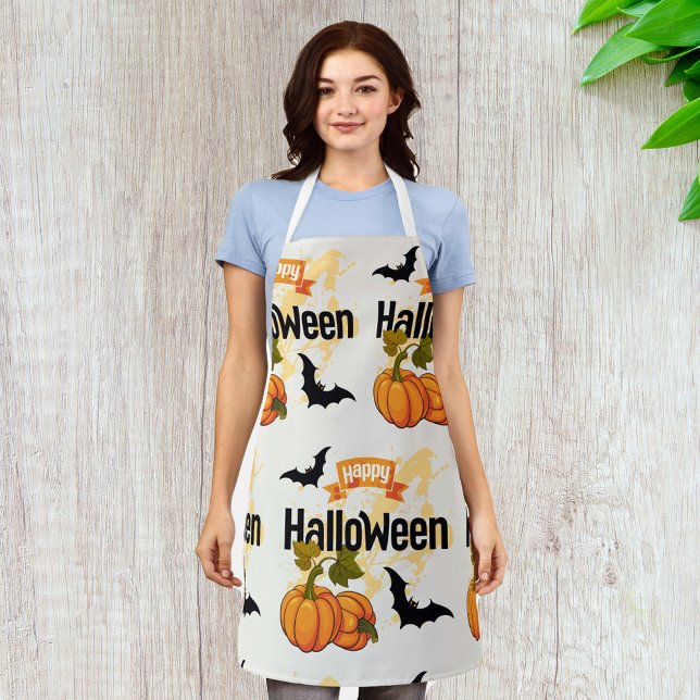 Happy Halloween Design Apron (Creator Uploaded)