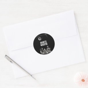 Happy Halloween Design Classic Round Sticker