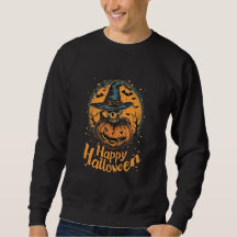 Happy Halloween Design on a Black
