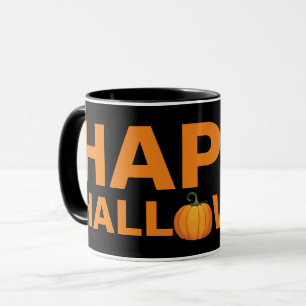 Happy Halloween Design With Type Mug