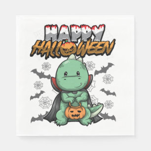 Happy Halloween Disguised Dragon Napkin
