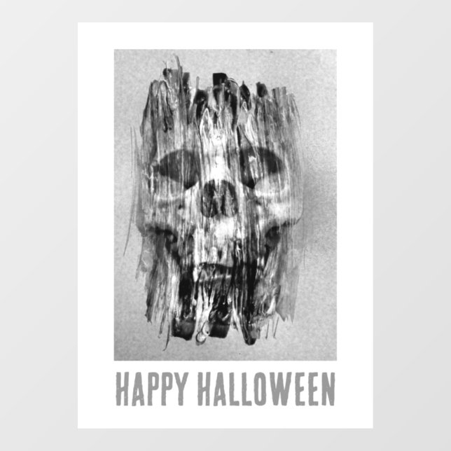 Happy Halloween. Distressed skull (Sheet)