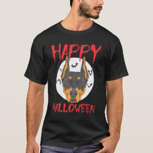 Happy Halloween Doberman Animal Dog T-Shirt