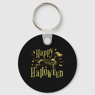 Happy Halloween Dog - Funny Halloween Key Ring