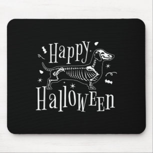 Happy Halloween Dog - Funny Halloween T-Shirt1 Mouse Pad