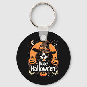 Happy Halloween Dog Long Sleeve Key Ring