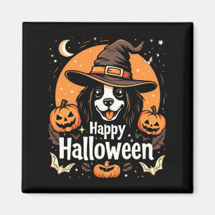 Happy Halloween Dog Long Sleeve Magnet