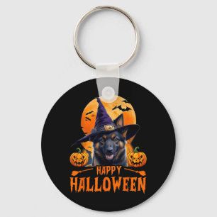 Happy Halloween Dog T-Shirt1 Key Ring
