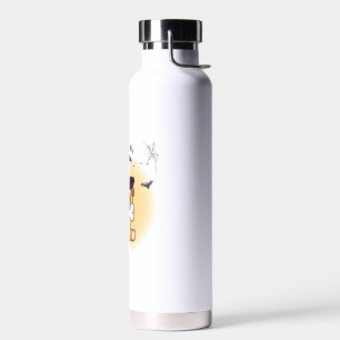 Happy Halloween Dog   Water Bottle