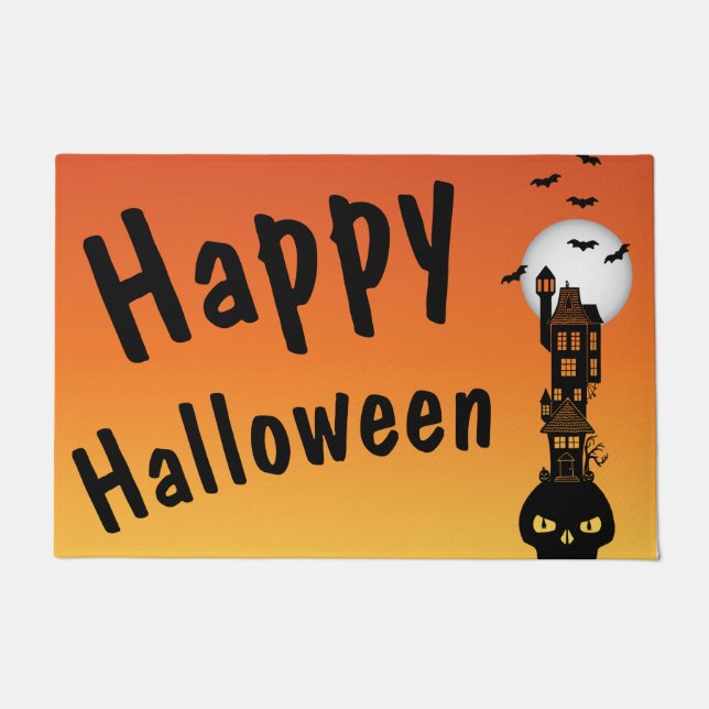 Happy Halloween Doormat (Front)