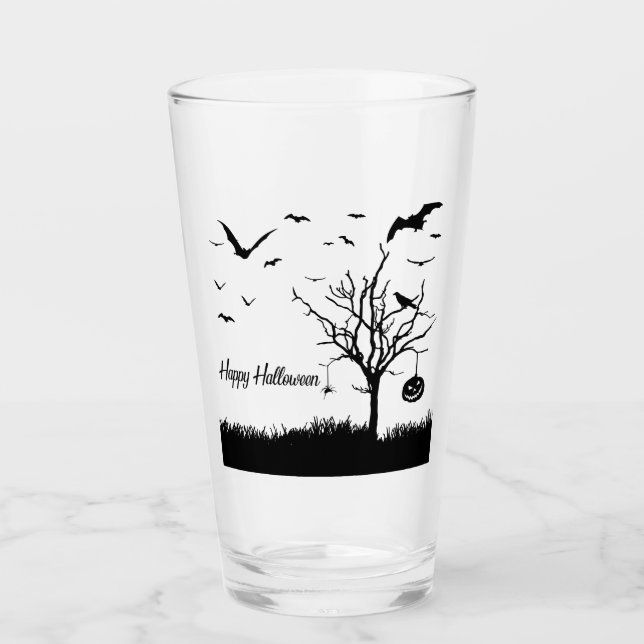Happy Halloween Drinking Glasses (Front)