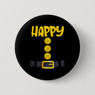 Happy Halloween Dwarf Costume Colour Matching 6 Cm Round Badge