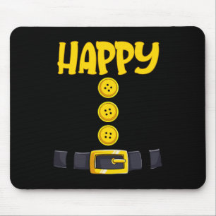 Happy Halloween Dwarf Costume Colour Matching Mouse Pad