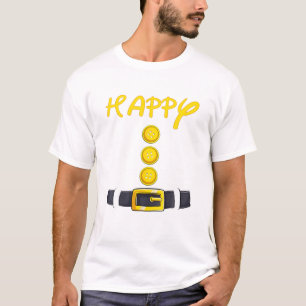 Happy Halloween Dwarf Costume Colour Matching T-Shirt