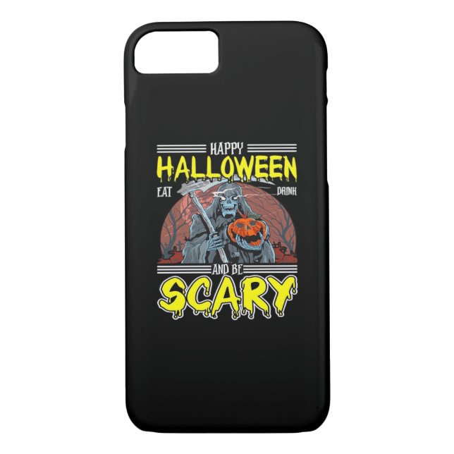 Happy Halloween Eat Drink And Be Scary Cool  Case-Mate iPhone Case (Back)