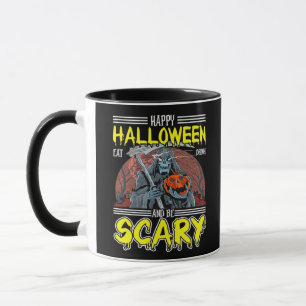 Happy Halloween Eat Drink And Be Scary Cool  Mug