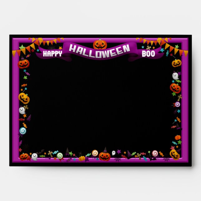 Happy Halloween Envelope (Front)
