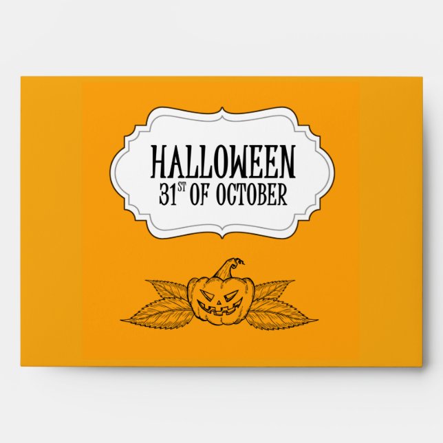 Happy Halloween Envelope (Front)