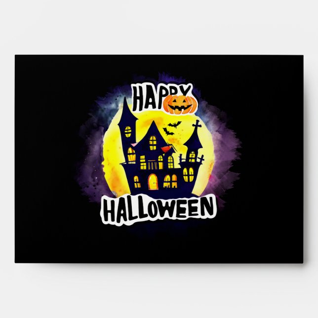 Happy Halloween Envelope (Front)