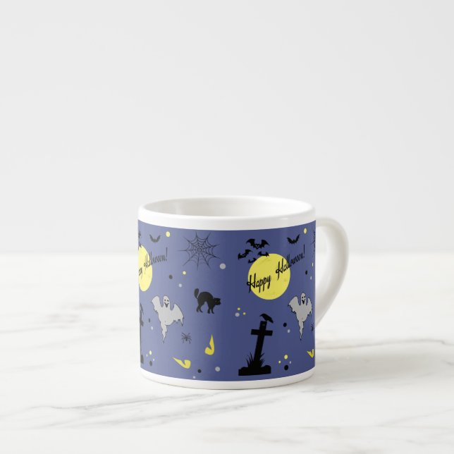 Happy Halloween Espresso Cup (Front Right)