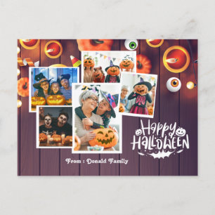 Happy Halloween Family Photo Card