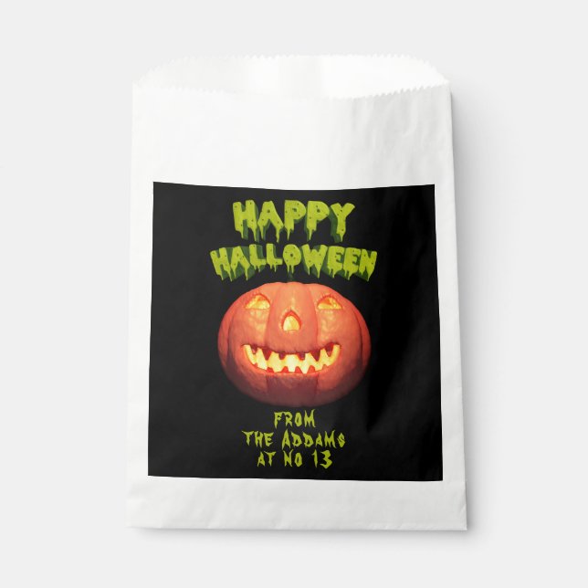 Happy Halloween Favour Bag (Front)