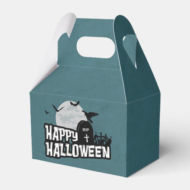 Happy Halloween Favour Box (Back Side)