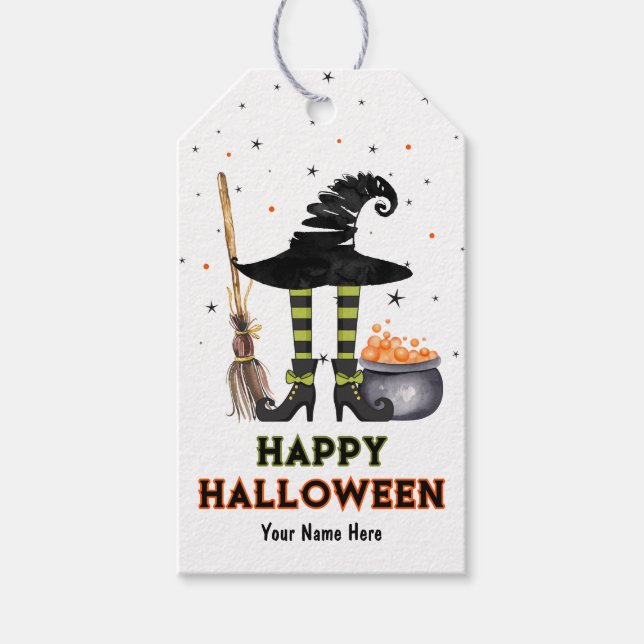 Happy Halloween Favour Tag (Front)