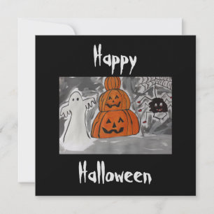 Happy Halloween Flat Card