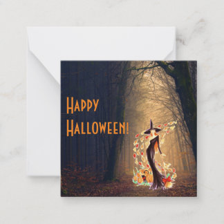Happy Halloween Flat Note Card