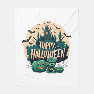Happy Halloween Fleece Blanket