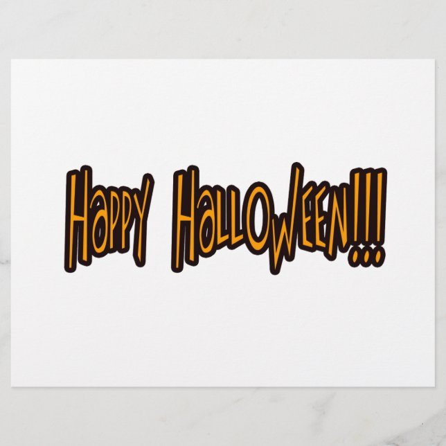 Happy Halloween Flyer (Front)