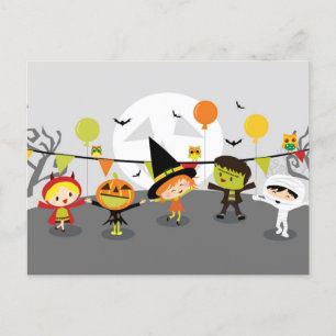 Happy Halloween Folded Holiday Card