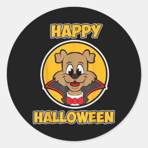 Happy Halloween For Dog Lover - Vampire Dog Classic Round Sticker
