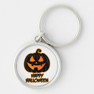 Happy Halloween for Men and Women - Pumpkin Hallow Key Ring