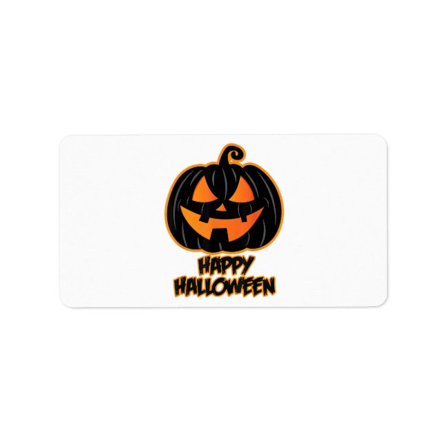 Happy Halloween for Men and Women - Pumpkin Hallow Label (Front)